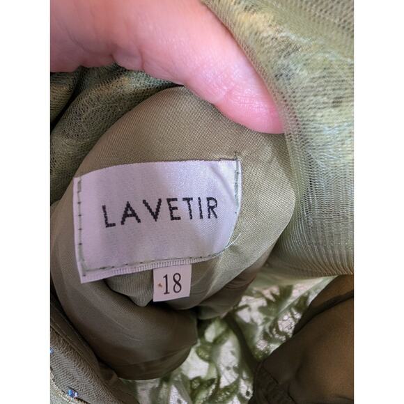 Sage Green Coquette Forest Fairy Lace Tulle Sheer Embellished Corset Dress 18 - Picture 12 of 15